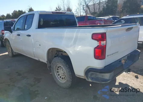 2024 Chevrolet Silverado 1500 4Wd Standard Bed Wt from USA, damaged, VIN 1GCRDAED7RZ202856
